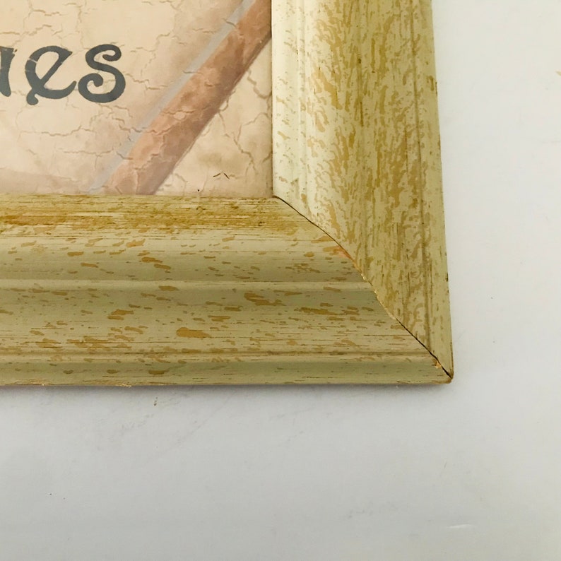 Vintage London Sign, Wooden Frame Sign, Cream Tone Wood Wall Hanging ...