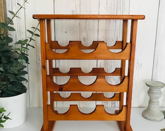 折りたたみワインラック　ヴィンテージ ワインラック 折りたたみ式 : r/woodworking