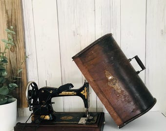 Antique Singer Sphinx Sewing Machine #27, circa 1929 w/ new