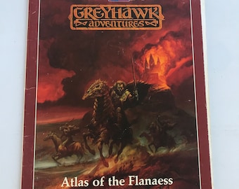 Dungeons & Dragons Magazine, 2nd Edition Greyhawk Adventures, Atlas of the Flanaess