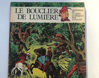 Le bouclier de lumière, Flamme d'Argent, Cuvelier, Tintin Journal, Revista francesa rara, Libro de cómics vintage, BD vintage, Coleccionable
