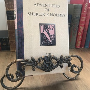 Sherlock Holmes Vintage The Adventures of Sherlock Holmes, Sir Arthur Conan Doyle 1994 Edition, Beautiful Book, Vintage Book, Library Decor