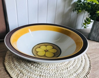 昭和レトロ 新品未使用 KARINA JAPAN STONEWARE 5枚セット Vintage, Karina Stoneware Japan, Daisydale Pattern, Set of 2