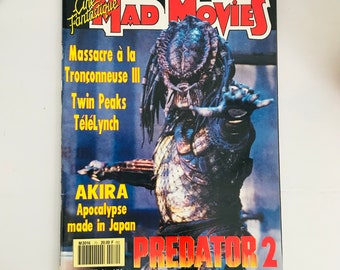 Mad Movies Magazine #70, magazines de films vintage, films français fous, objets de collection, bibliothèque, Predator 2, Cinéma Fantastique