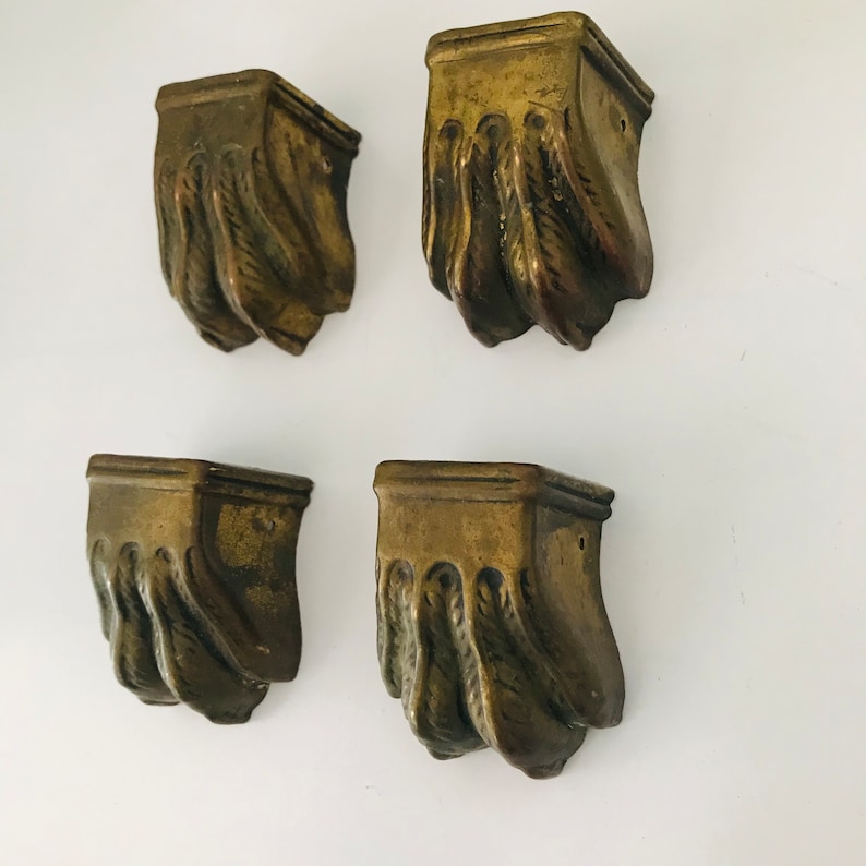 Antique Lion Claw Feet Furniture, Table Leg Foot Brass / Bronze