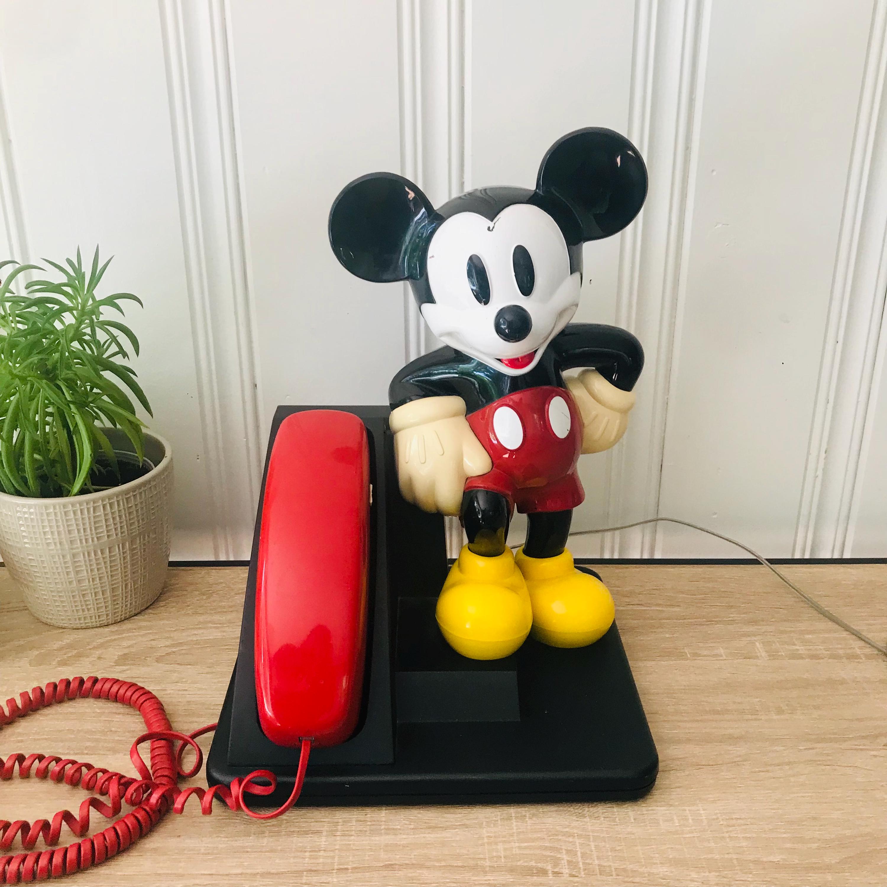 Mickey Mouse 1980's Phone - Etsy