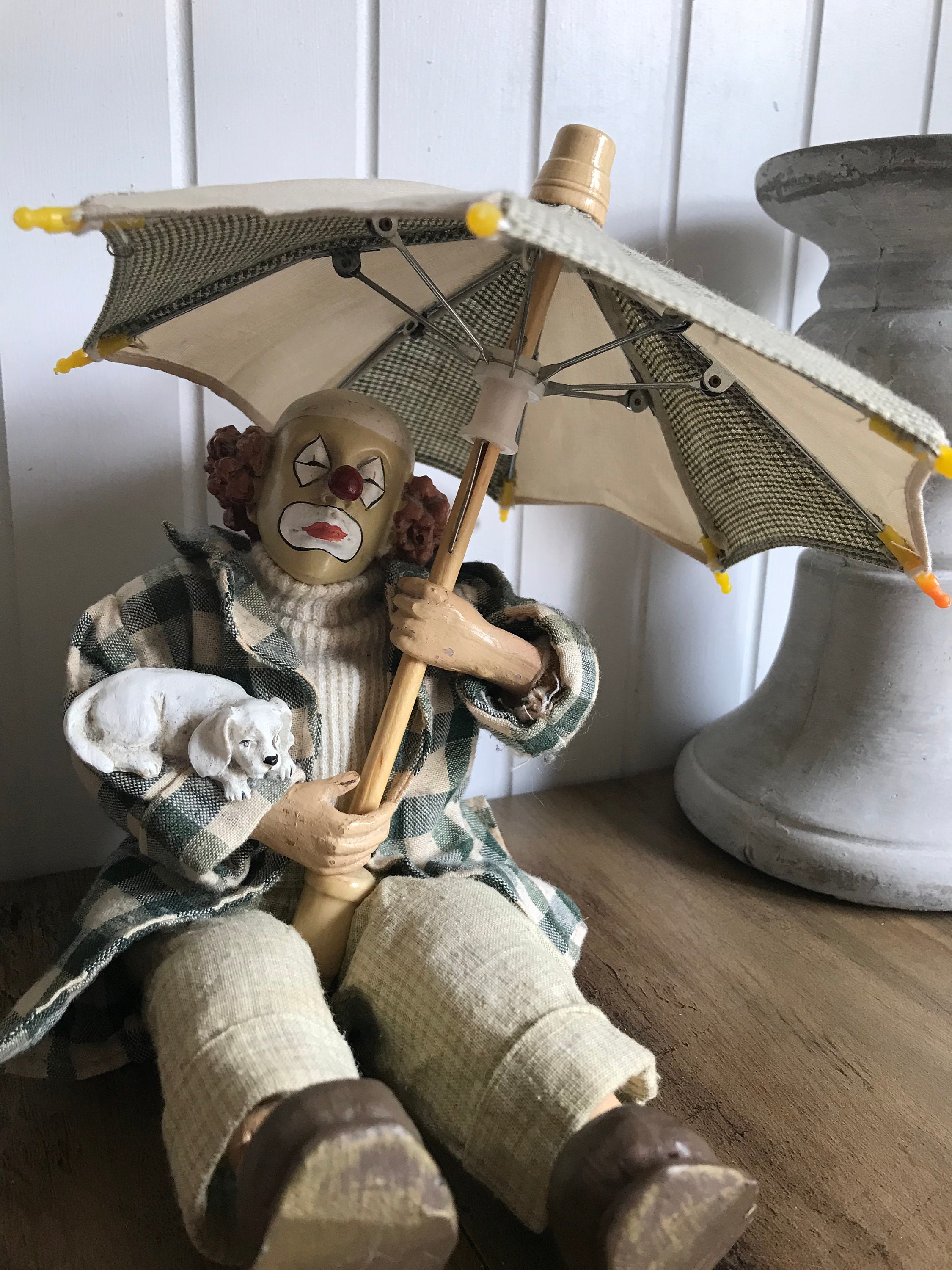 Porcelain clown doll - Etsy 日本