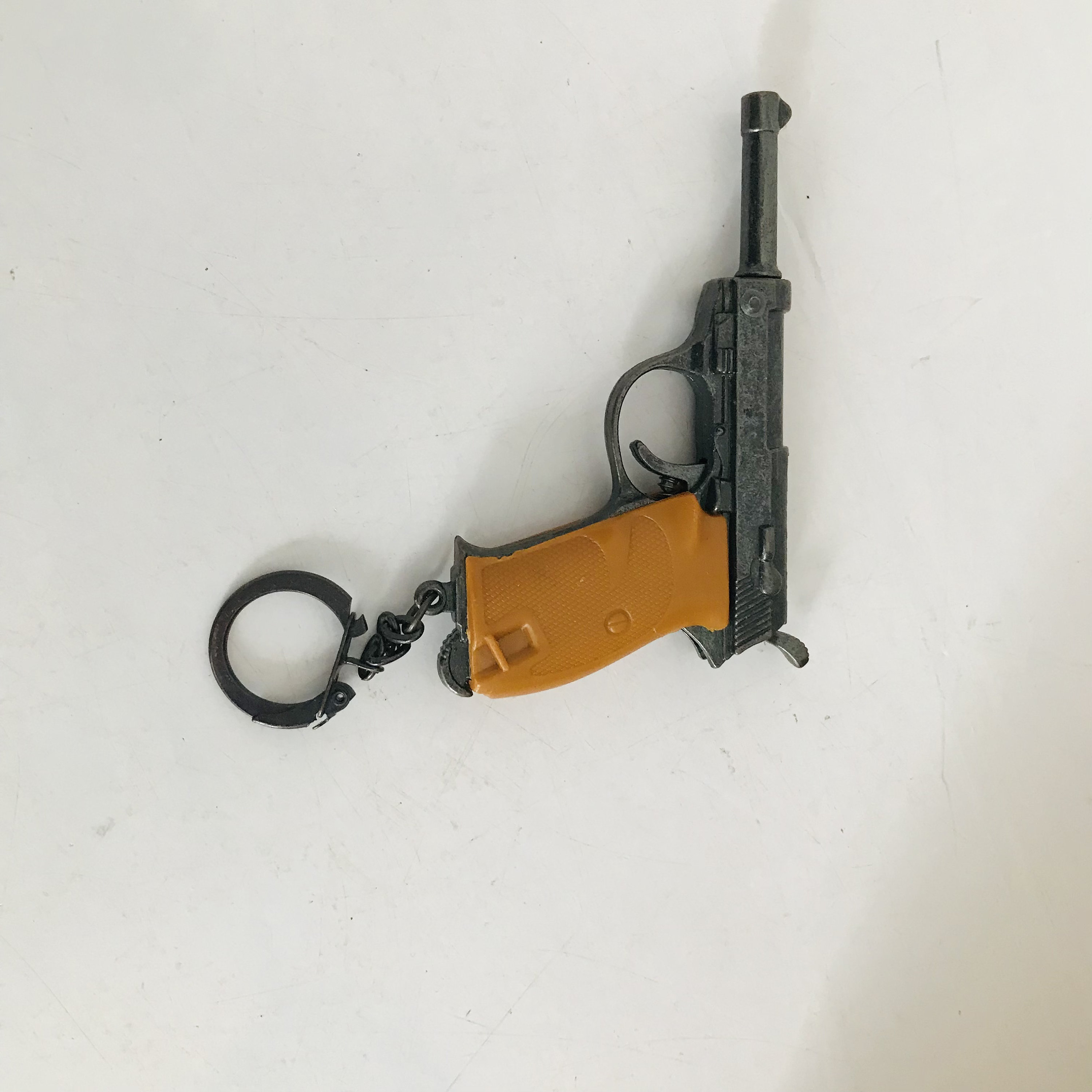 Vintage Miniature Toy Cap Gun Keychain, 80's Mauser Die Cast Keychain ...