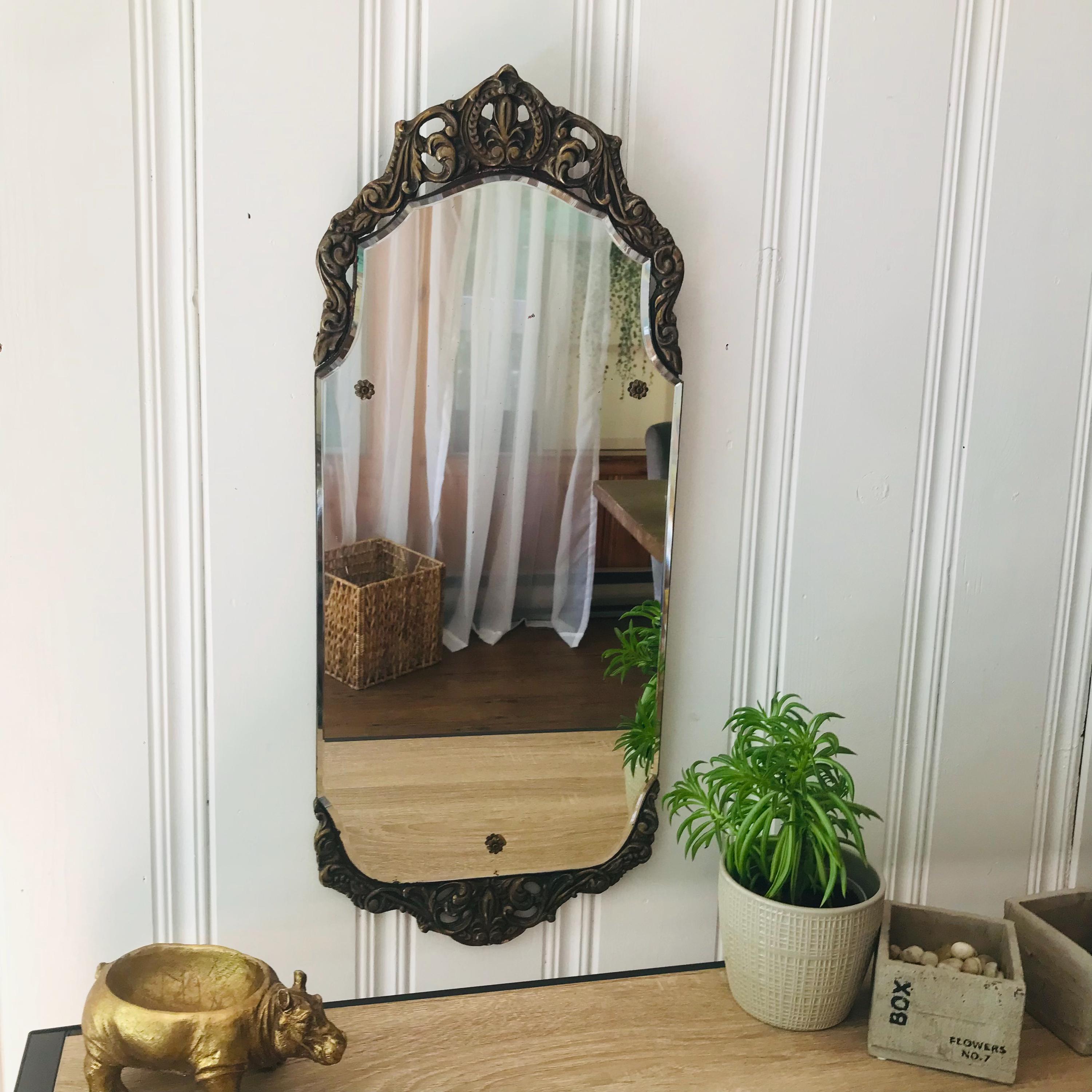Antique Bevel Mirror - Etsy