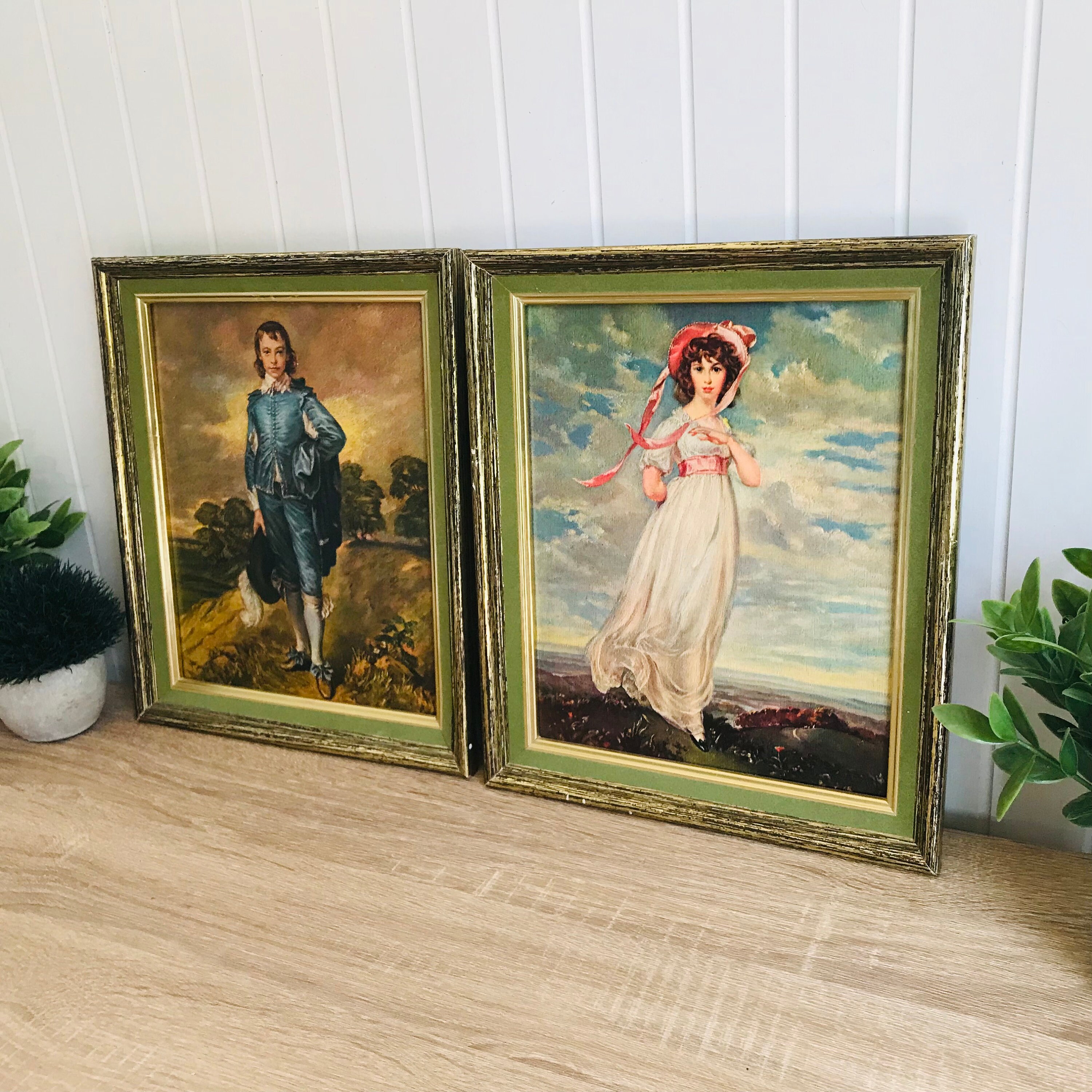 Blue Boy and Pinkie Winde Fine Print, Thomas Lawrence Lithographie ...
