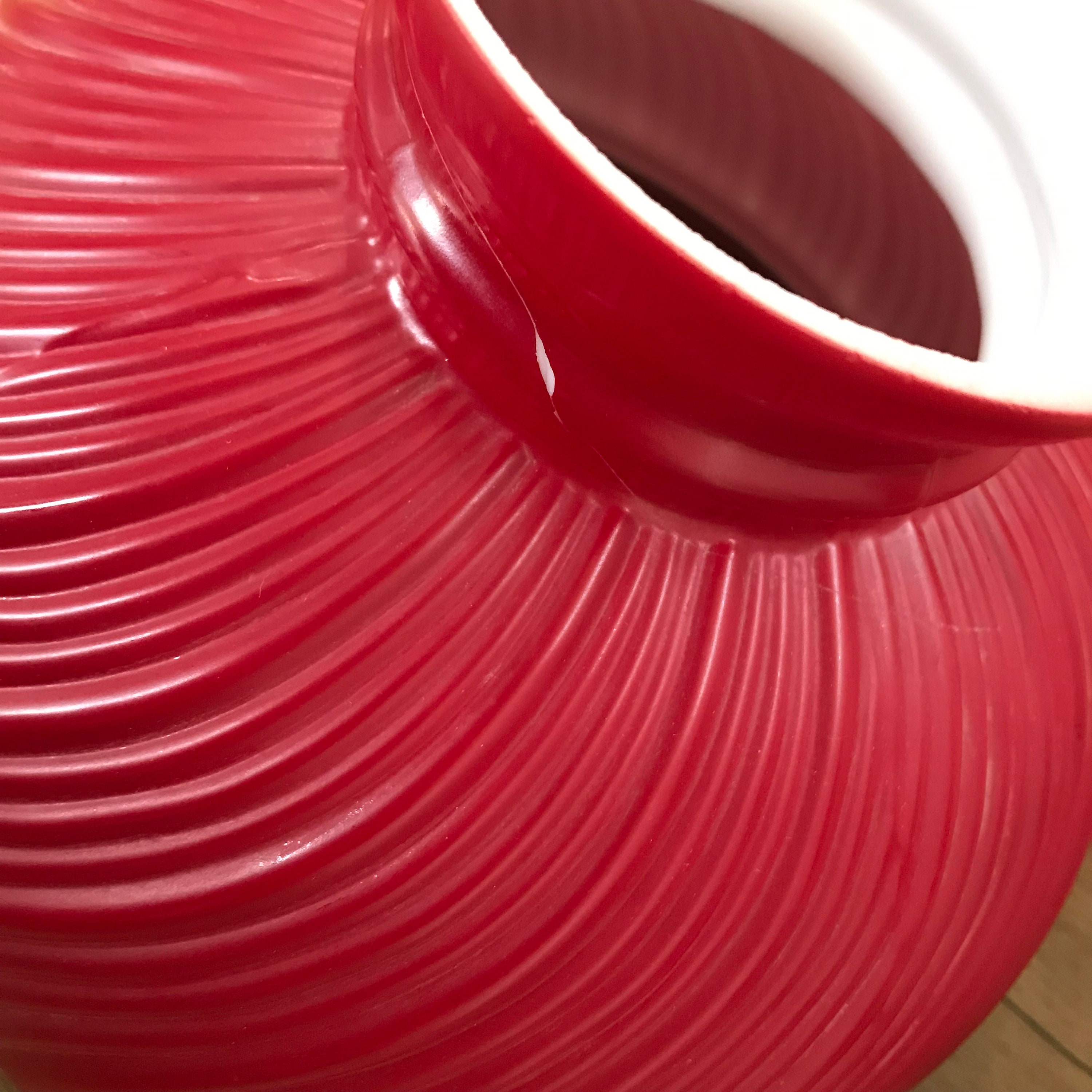 Aladdin Brass Oil Lamp, Vinrage Red Shade Aladdin Lamp, Kerosene Brass