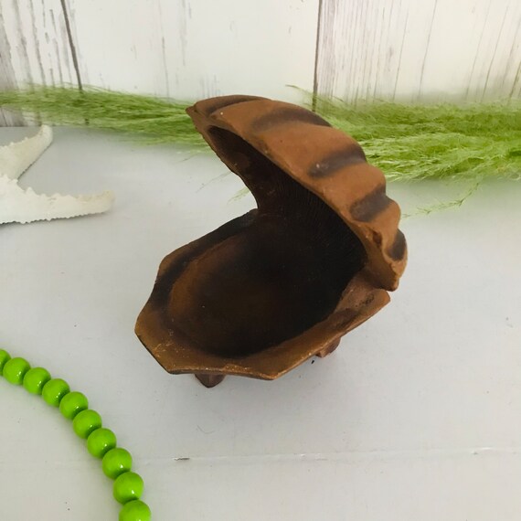 Ceramic Shell Trinket Box, Shell Ring Display, Vi… - image 5