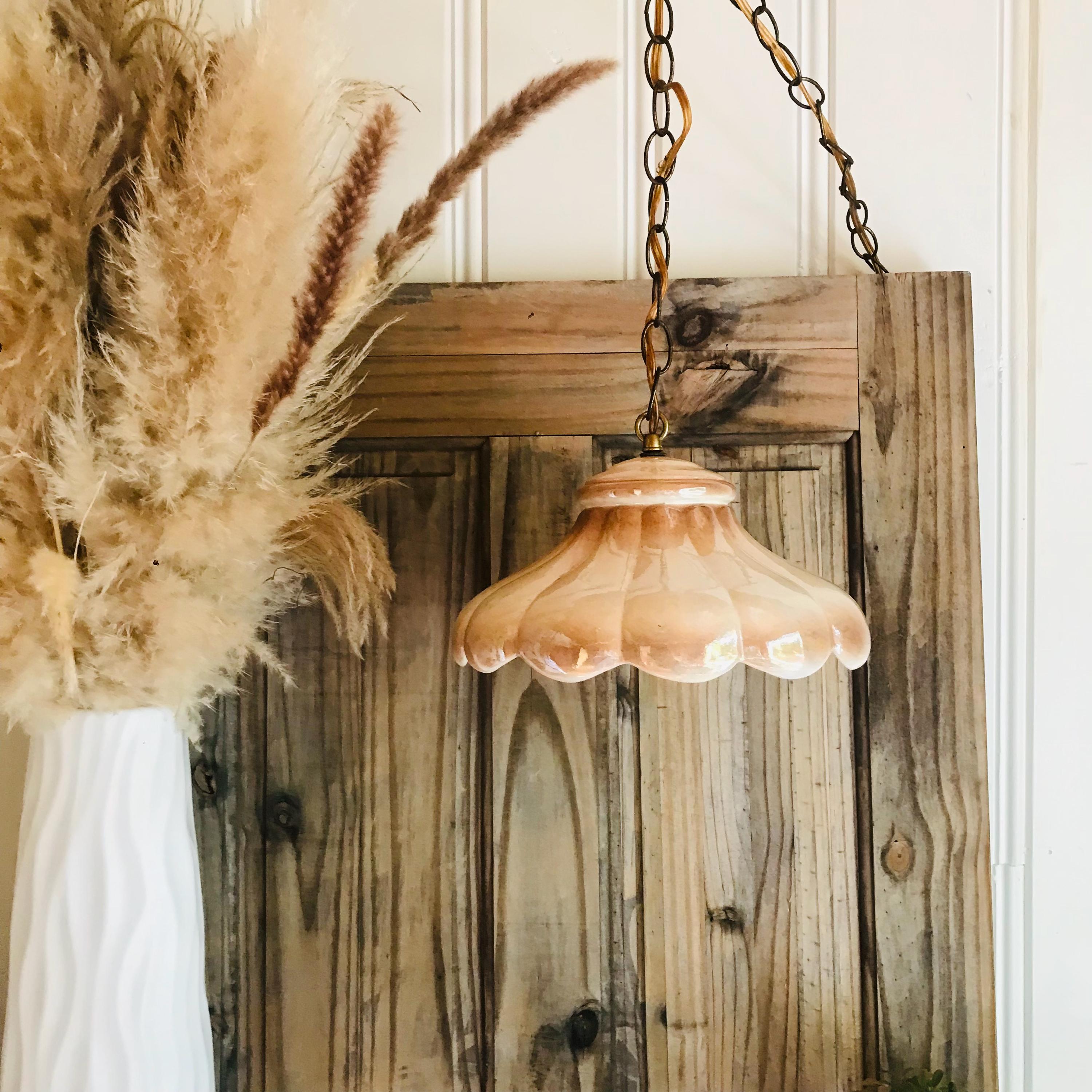 Vintage Hanging Chain Light - Etsy