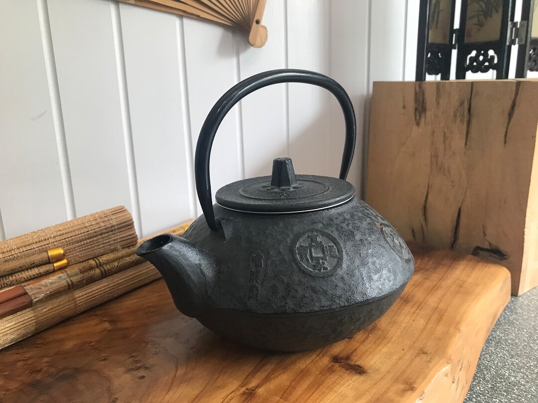 Cast Iron Japanese Teapot Vintage Iron Teapot Sake Pot Etsy UK