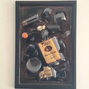 Broken Bottle Wall Art