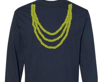 Long sleeve PAKALANA floral Lei Dtf Print