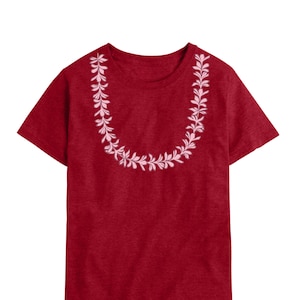 PLUMERIA LEI dtf PRINT Tshirt