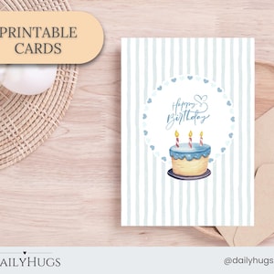 Printable Birthday Card | Happy Birthday Card Printable | Digital Birthday Card | Printable Happy Birthday Cards | Birthday Card Digital