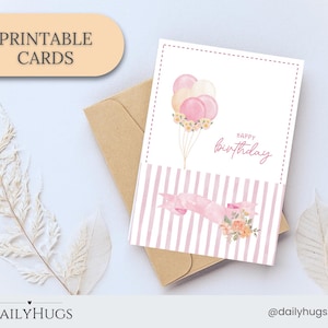 Printable Birthday Card | Happy Birthday Card Printable | Digital Birthday Card | Printable Happy Birthday Cards | Birthday Card Digital