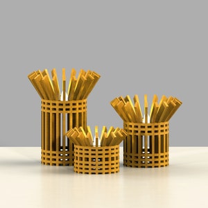 Conjunto de 3 conjuntos de design de velas cortadas a laser svg, arquivo SVG de design de velas cortadas a laser, arquivo SVG de design de velas de chá, arquivo SVG Glowforge