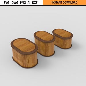 Verschiedene Größenboxen Laser Cut Bundle, Laser Cut Box, Aufbewahrungsbox Digitale Dateien, dekorative Geschenkboxen, Schmuckholzkisten, sternförmig