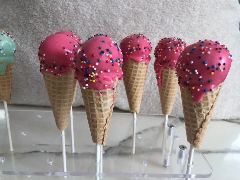 Ice Cream Cake Pops Party Etsy