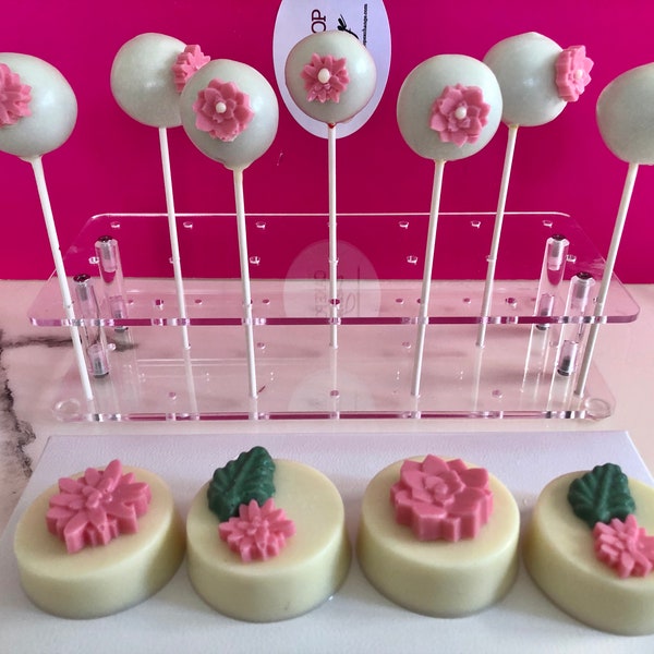 Flower Cake Pops Etsy