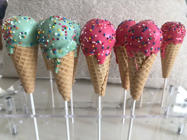 Ice Cream Cake Pops Party Etsy
