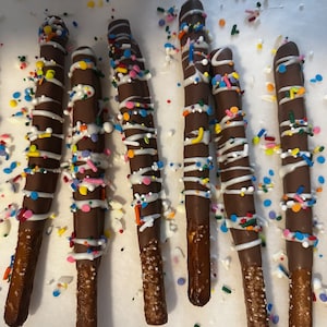 Chocolate covered pretzels