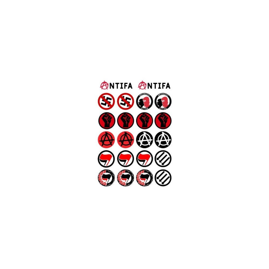 Antifa Laminated Vinyl Stickers X 22 - Etsy