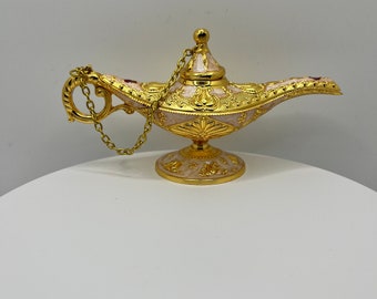 Free Shipping, 13cm/7cm Golden/white Aladdin's lamp