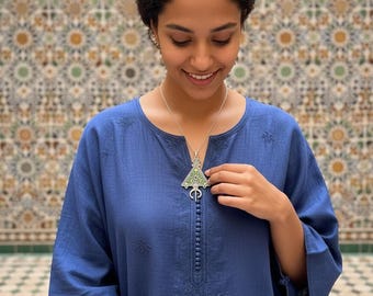 Free Shipping, Amazigh Berber Necklace: Indigenous Moroccan Jewelry