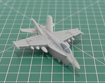 F18E Super Hornet Navy Strike Fighter 1:700 Scale 3D Print Model STL File