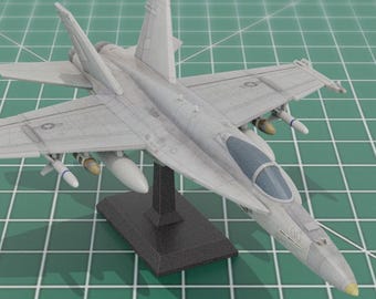 FA18E Super Hornet US Navy Fighter Jet 3D Print Model
