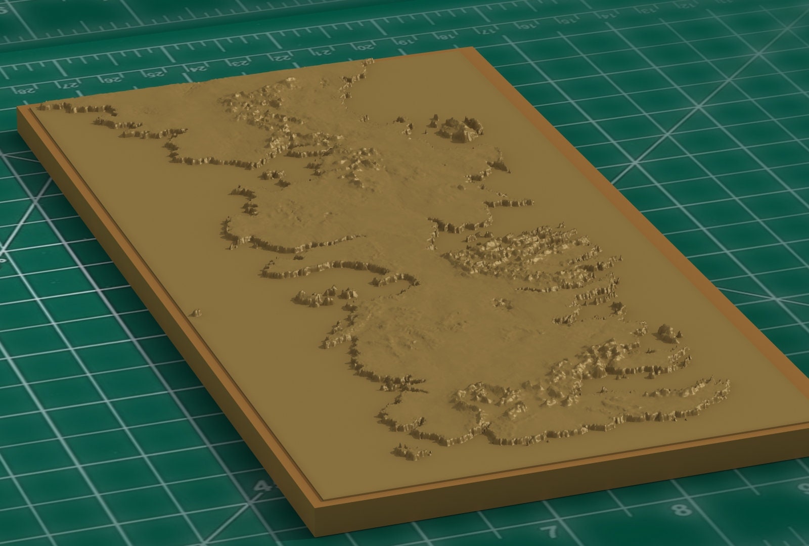 Westeros GOT Topographic 3D Print - Il Fullxfull.6178159999 Bpmy