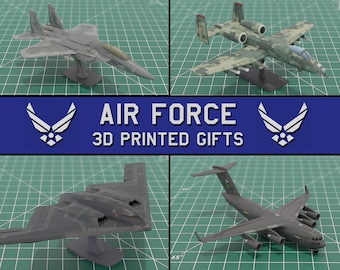 Air Force Custom 3D Printed Scale Model Gifts