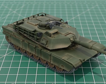 M1A1 Abrams MBT Tank 3D Print Model File