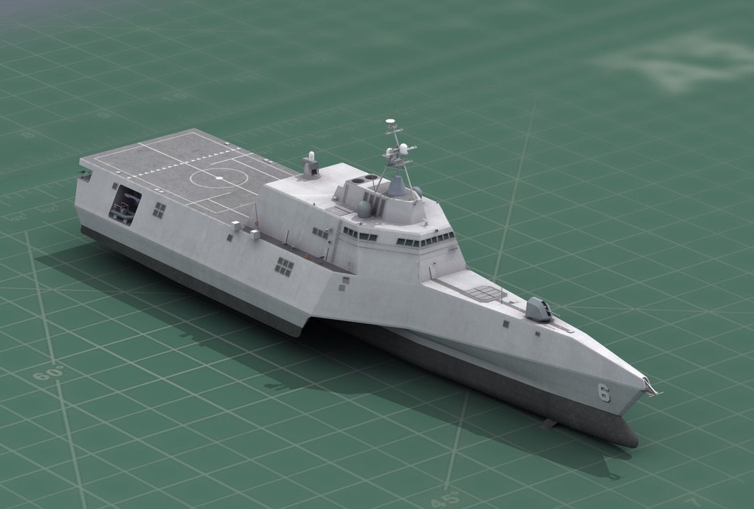 Lcs Model Littoral Combat Ship LCS-6 USS Jackson 3D Print Model - Etsy