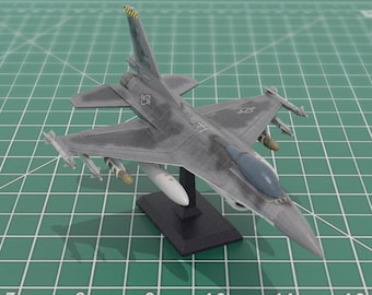 F-16C Block50 Falcon Fighter Jet 3D Print Wargame Miniature