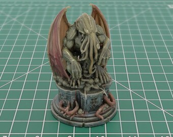 Cthulhu Miniature 3D Print, Old One Horror Role-Play Model