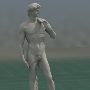 Michelangelo David Statue 3D Print Model STL File image 9