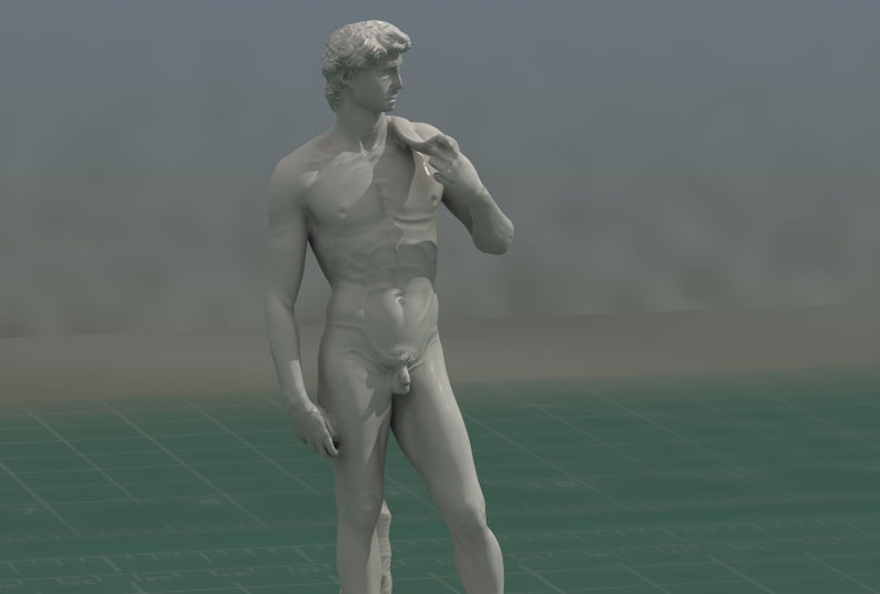 Michelangelo David Statue 3D Print Model STL File image 9