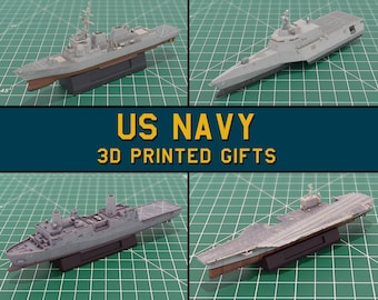 Navy Ship Custom 3D Print Scale Model Service