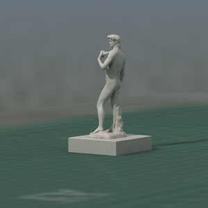 Michelangelo David Statue 3D Print Model STL File image 7