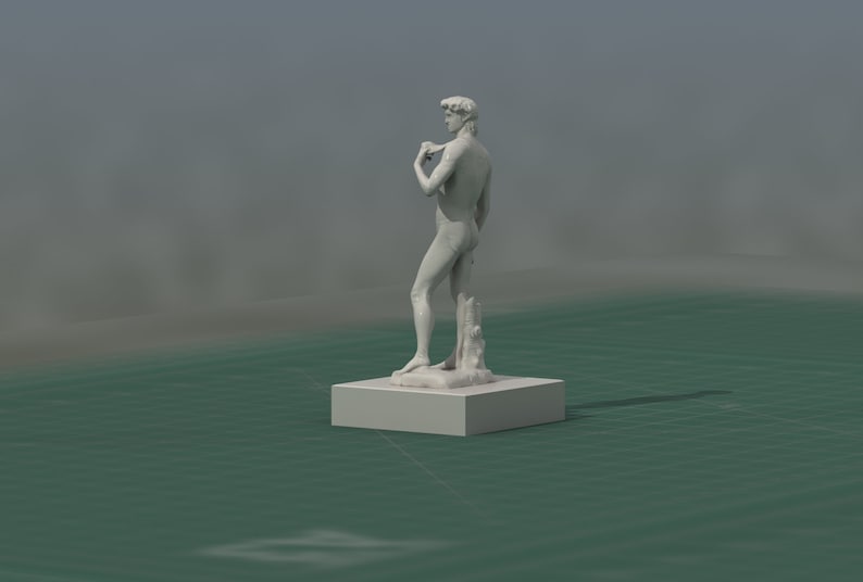 Michelangelo David Statue 3D Print Model STL File image 7
