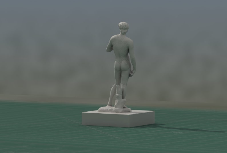 Michelangelo David Statue 3D Print Model STL File image 5