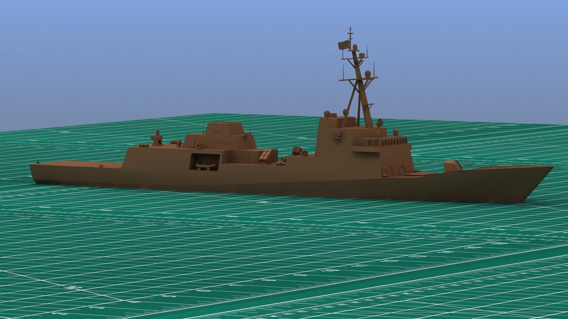 FFG-62 Frigate 3D Print Model File - Etsy
