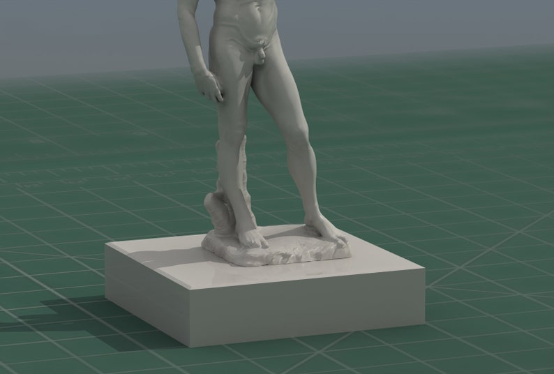 Michelangelo David Statue 3D Print Model STL File image 10