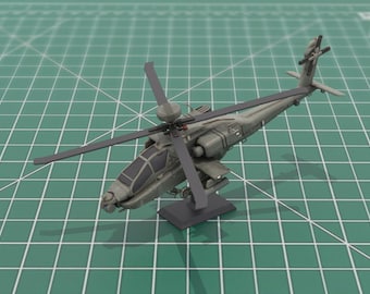 AH64D Longbow Apache Helicopter 3D Print STL Model