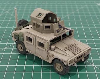 M1114 Heavy HMMWV 4x4 Military Truck 3D Print STL Model